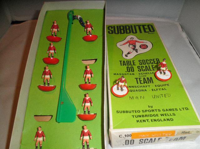 Subbuteo – Manchester United Mantova – Équipe Poids Lourds – Réf 100 – Vintage UK